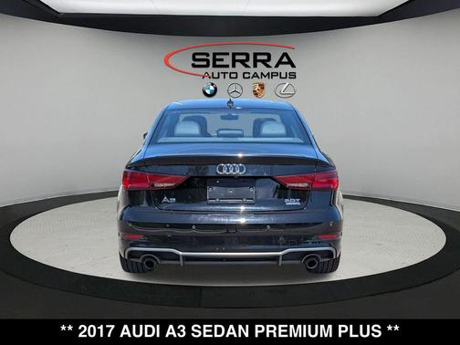 Brilliant Black 2017 Audi A3 2.0T Premium Plus