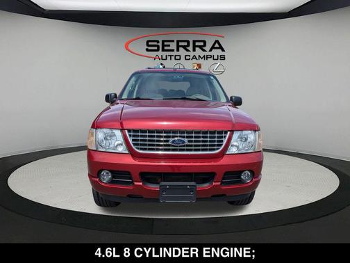 Red Fire Clearcoat Metallic 2004 Ford Explorer Limited