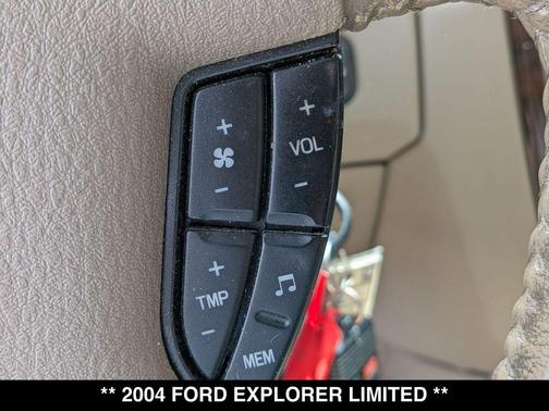 Red Fire Clearcoat Metallic 2004 Ford Explorer Limited