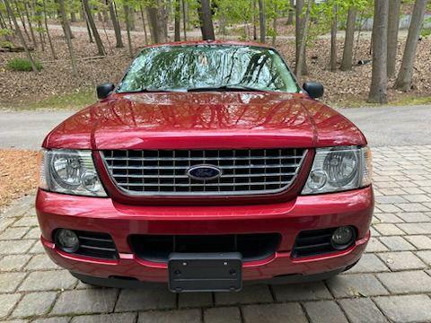 Red Fire Clearcoat Metallic 2004 Ford Explorer Limited