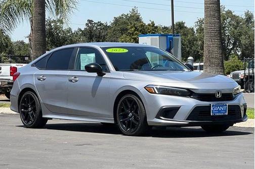 Silver 2023 Honda Civic Sport