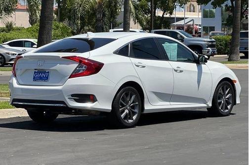White 2020 Honda Civic EX