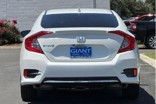 White 2020 Honda Civic EX