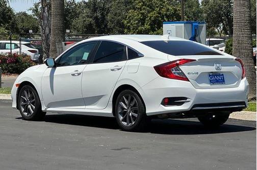 White 2020 Honda Civic EX