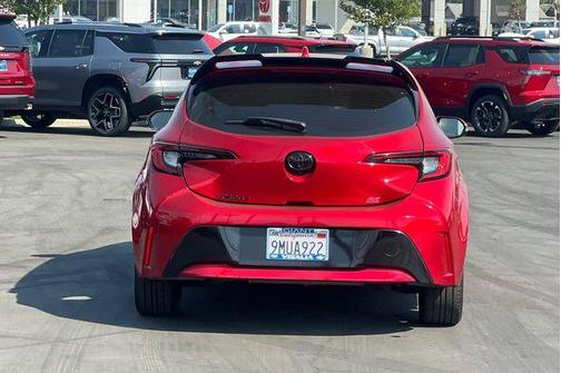Red 2024 Toyota Corolla Hatchback SE