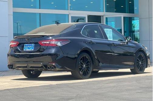 Midnight Black Metallic 2022 Toyota Camry XSE