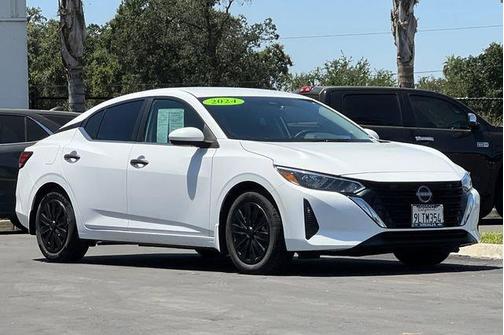 Cloud White 2024 Nissan Sentra S