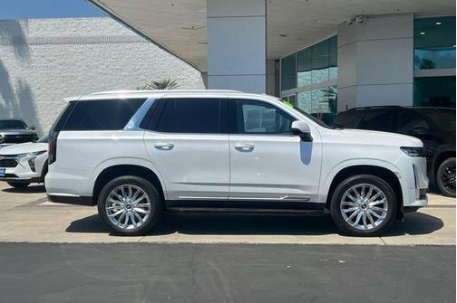 Crystal White Tri-Coat 2023 Cadillac Escalade Premium Luxury