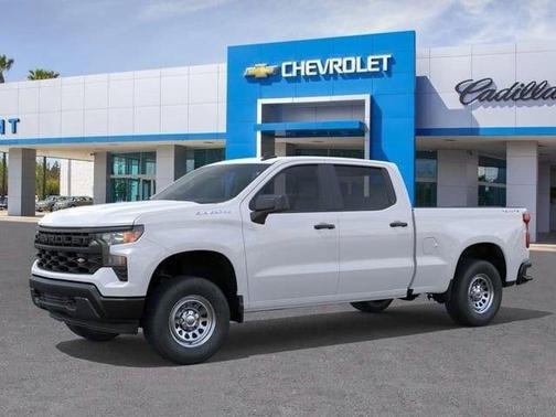 Summit White 2025 Chevrolet Silverado 1500 WT