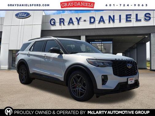 Space White Metallic 2026 Ford Explorer ST