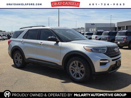 Iconic Silver Metallic 2022 Ford Explorer XLT