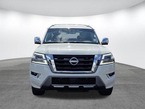 Aspen White 2024 Nissan Armada Platinum