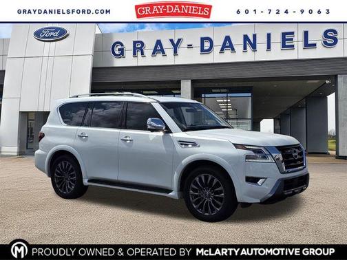Aspen White 2024 Nissan Armada Platinum