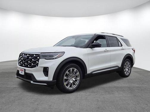 White 2026 Ford Explorer Platinum