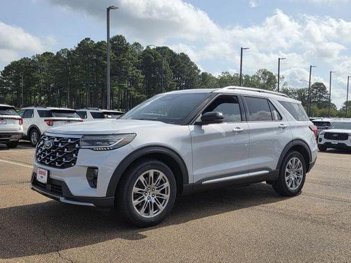 White 2026 Ford Explorer Platinum