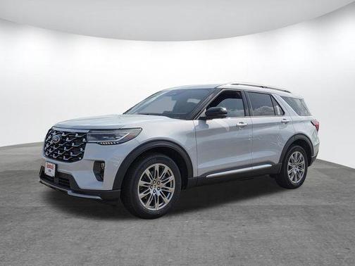 White 2026 Ford Explorer Platinum