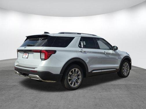 White 2026 Ford Explorer Platinum