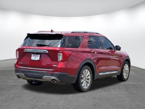Red Metallic 2020 Ford Explorer Limited