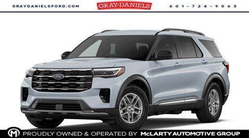 Space White Metallic 2026 Ford Explorer Active