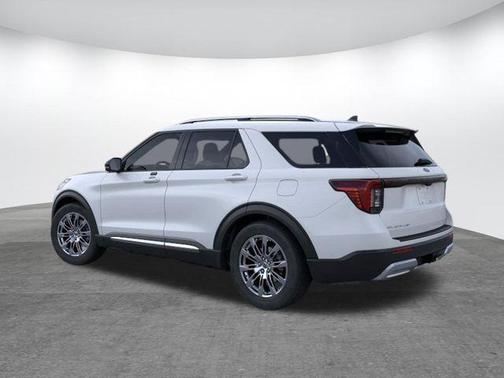 White 2026 Ford Explorer Platinum