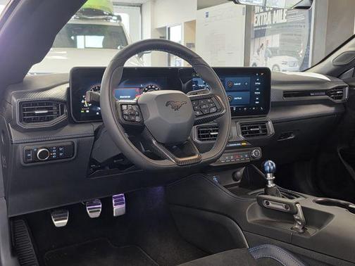 Blue 2025 Ford Mustang Dark Horse