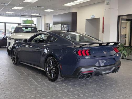 Blue 2025 Ford Mustang Dark Horse