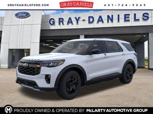 Space White Metallic 2026 Ford Explorer Tremor