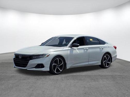Platinum White 2021 Honda Accord Sport SE
