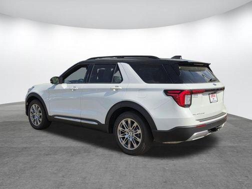 White Metallic 2026 Ford Explorer Platinum