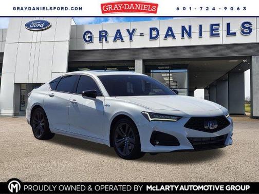 Platinum White 2023 Acura TLX A-Spec