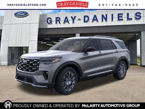 Carbonized Gray Metallic 2026 Ford Explorer Platinum