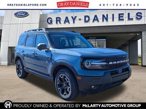 Azure Gray Metallic 2025 Ford Bronco Sport Outer Banks SUV