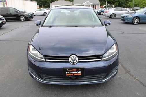 Night Blue Metallic 2017 Volkswagen Golf TSI SEL 4-Door