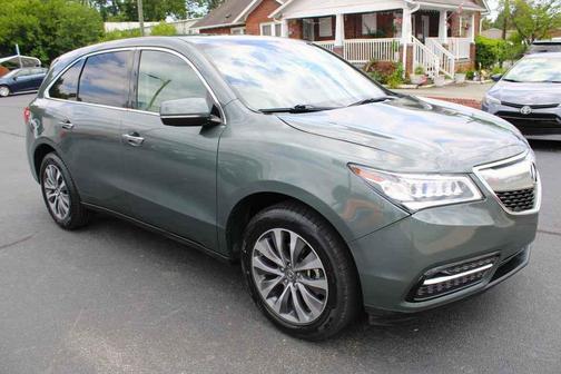 Forest Mist Metallic 2015 Acura MDX 3.5L Technology Package