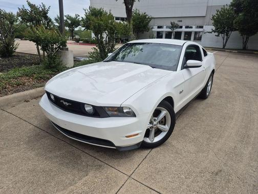 White Platinum Metallic Tri-Coat 2012 Ford Mustang GT