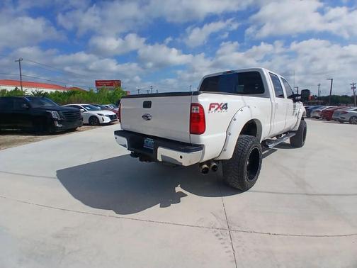 White Platinum Metallic Tri-Coat 2013 Ford F-250 Lariat