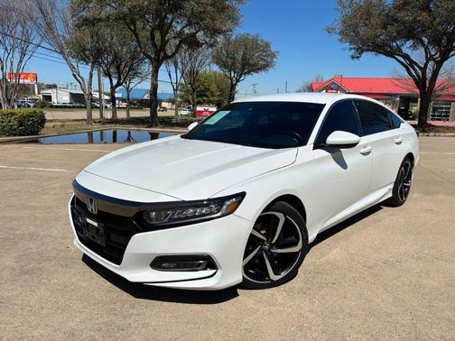 White Orchid Pearl 2018 Honda Accord Sport