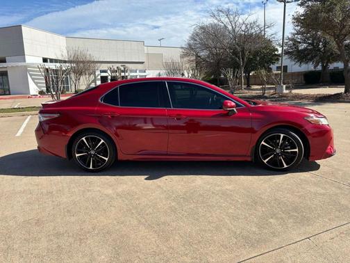 Red 2019 Toyota Camry XSE
