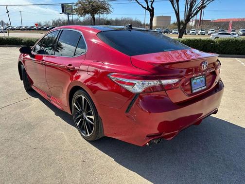 Red 2019 Toyota Camry XSE