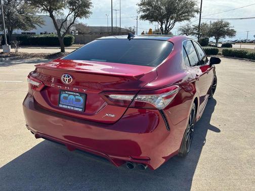 Red 2019 Toyota Camry XSE