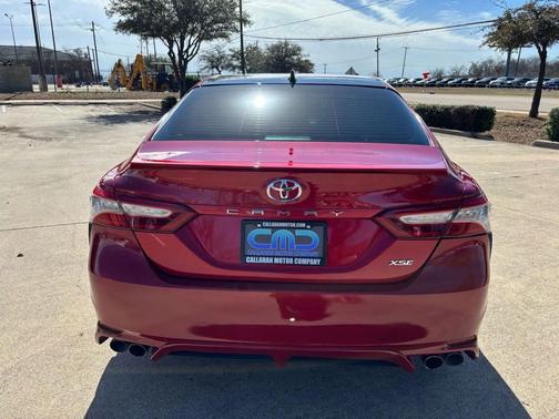 Red 2019 Toyota Camry XSE