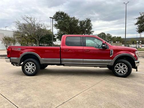 Red 2021 Ford F-350 Lariat