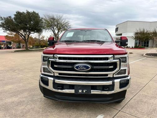 Red 2021 Ford F-350 Lariat