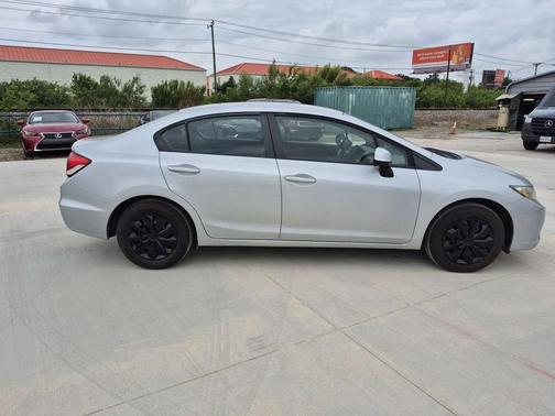 Alabaster Silver Metallic 2013 Honda Civic LX