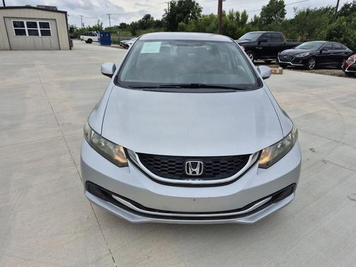 Alabaster Silver Metallic 2013 Honda Civic LX