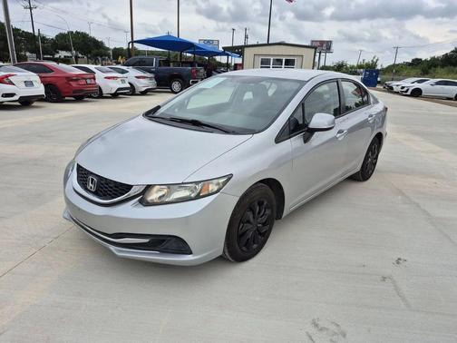 Alabaster Silver Metallic 2013 Honda Civic LX