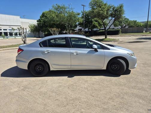 Alabaster Silver Metallic 2013 Honda Civic LX
