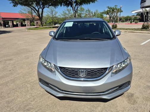 Alabaster Silver Metallic 2013 Honda Civic LX