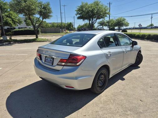 Alabaster Silver Metallic 2013 Honda Civic LX