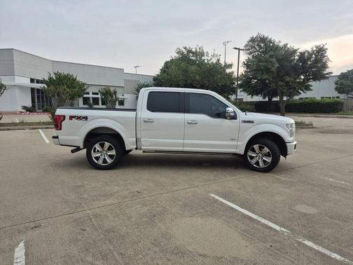 White Platinum Metallic Tri-Coat 2016 Ford F-150 Platinum